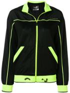Plein Sport Neon Trim Mesh Track Jacket - Black