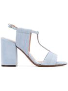 L'autre Chose T-bar Sandals - Blue