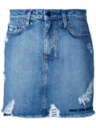 Nobody Denim Split Skirt, Women's, Size: 29, Blue, Cotton