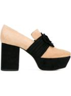 Dorateymur Thunderbird Platform Pumps - Neutrals