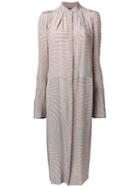 Kitx 'high Split' Shirt Dress, Women's, Size: 12, Grey, Silk