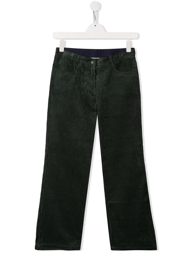 Stella Mccartney Kids Teen Corduroy Trousers - Green