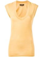 Isabel Marant 'shana' T-shirt, Women's, Size: 38, Yellow/orange, Cotton/polyamide