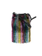 Les Petits Joueurs Mini Daliah Beaded Bag - Black