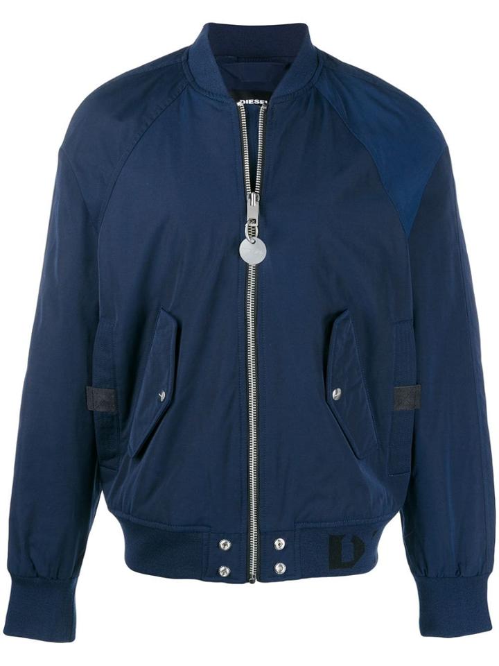 Diesel Technical Bomber Jacket - Blue
