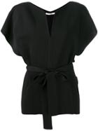 Givenchy Belted Blouse - Black