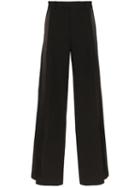 Bottega Veneta Side Stripe Wide-leg Trousers - Black
