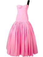 Natasha Zinko Corset Flared Maxi Dress - Pink