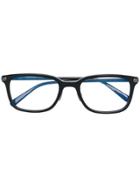 Brioni Rectangular Frame Glasses - Black
