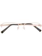 Ermenegildo Zegna Square Frame Glasses, Grey, Acetate/titanium