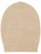 Rick Owens Knit Beanie, Men's, Nude/neutrals, Polyamide/cashmere/wool