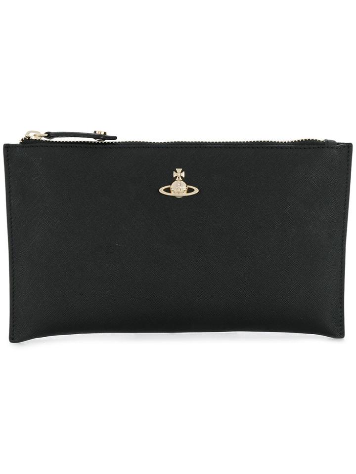 Vivienne Westwood Victoria Clutch Bag - Black