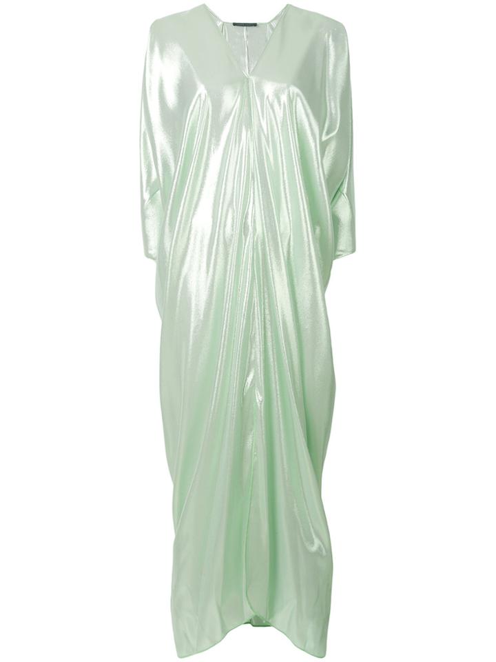 Alberta Ferretti V-neck Shift Dress - Green