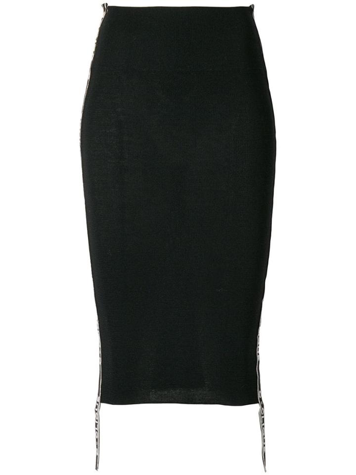 Pinko C-clique Tape Skirt - Black