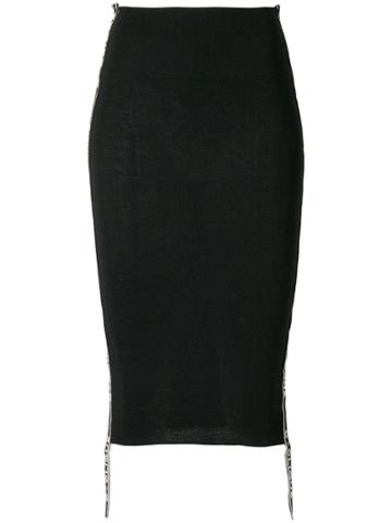 Pinko C-clique Tape Skirt - Black