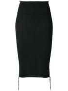 Pinko C-clique Tape Skirt - Black