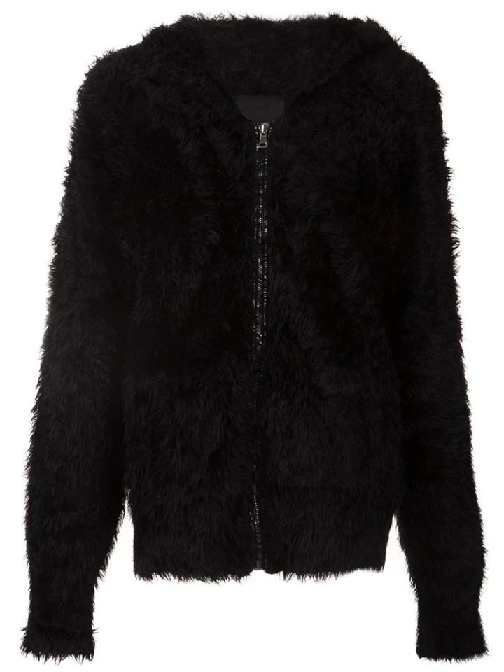 Rta Zip-up Cardigan - Black