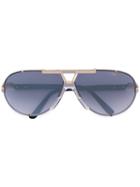 Cazal - Gradient Aviator Sunglasses - Unisex - Acetate/metal - 70, Grey, Acetate/metal