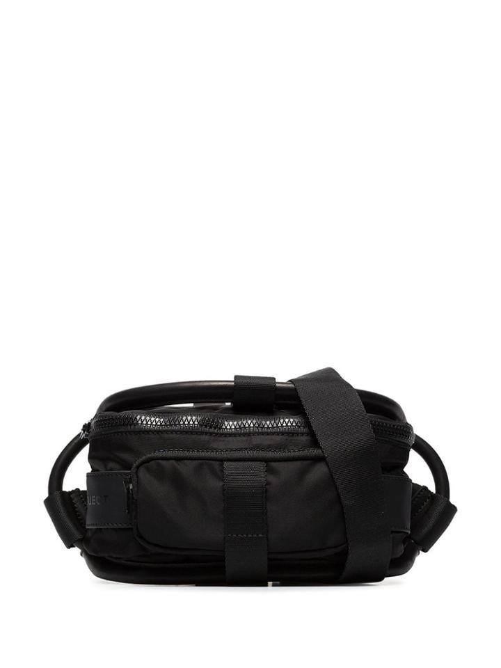 Y/project Black Frame Leather Pvc Belt Bag
