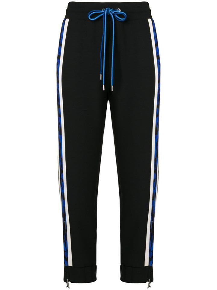 Just Cavalli Side Panels Track Pants - Black