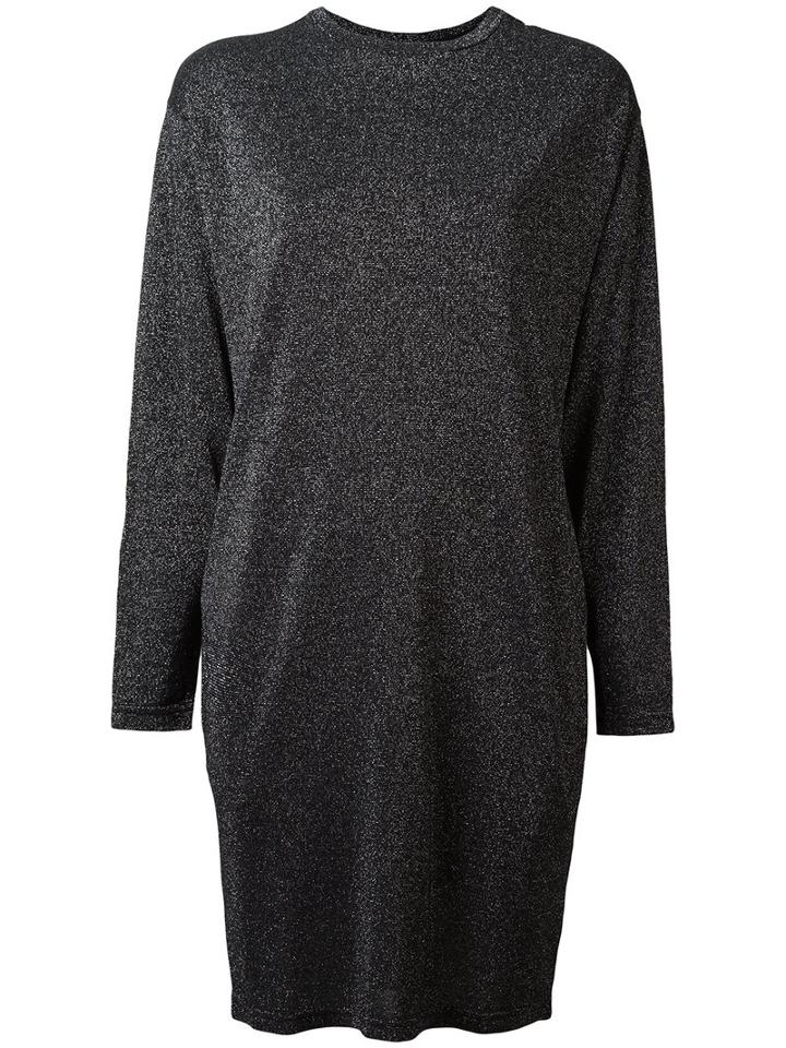 Diesel Glittery Dress, Women's, Size: Small, Black, Viscose/polyester/metallic Fibre