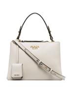 Prada Double-zip Tote Bag - White
