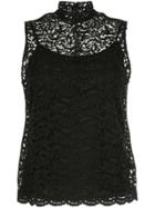 Le Ciel Bleu Lace Tank - Black