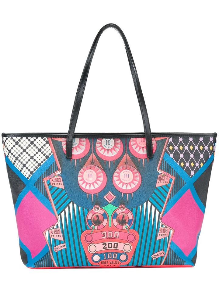 Etro Pinball Motif Print Shoulder Bag