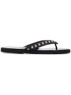 Alexander Mcqueen Studded Flip Flops - Black