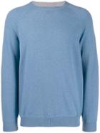 Brunello Cucinelli Jersey Sweatshirt - Blue