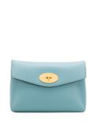 Mulberry Darley Pebbled Cosmetic Pouch - Blue