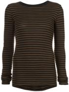 Vince Striped Top - Brown