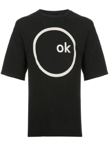 R13 Relaxed-fit Ok Computer T-shirt - Black