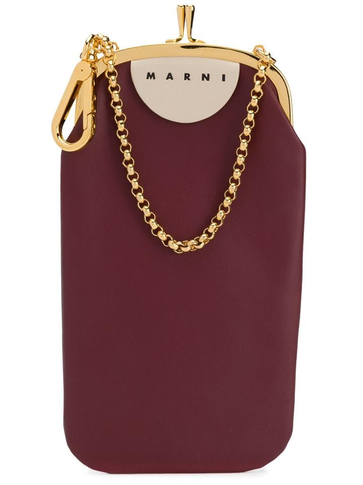 Marni Long Coin Purse - Red