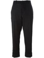 Marni Creased Effect Trousers - Black