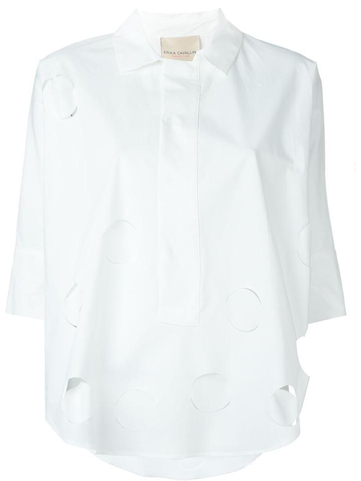Erika Cavallini Cut-out Detail Shirt