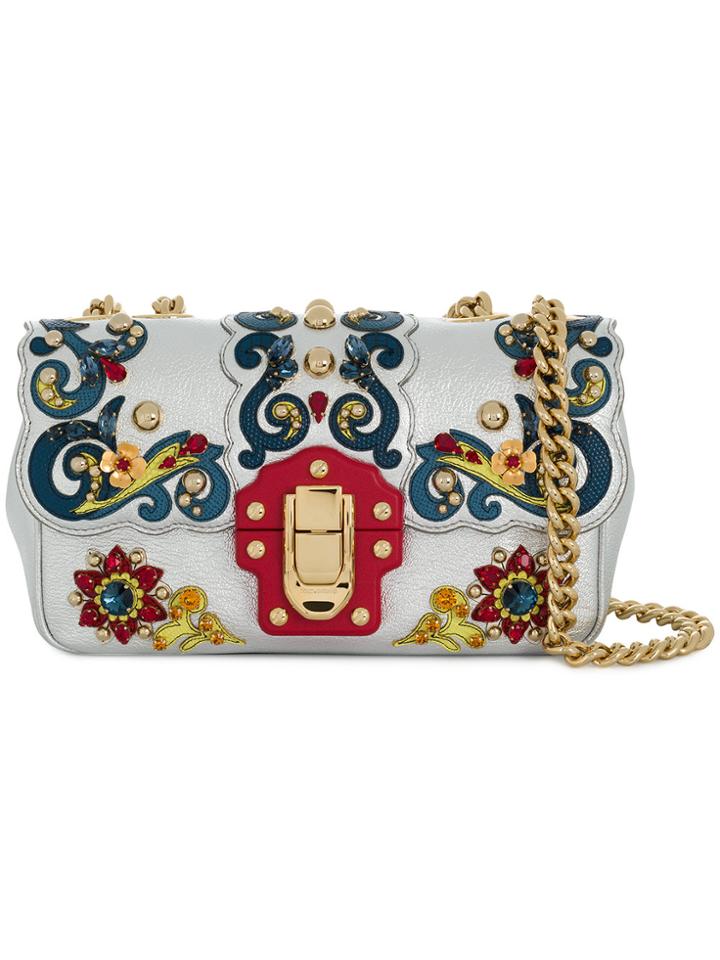Dolce & Gabbana Lucia Crossbody Bag - Metallic