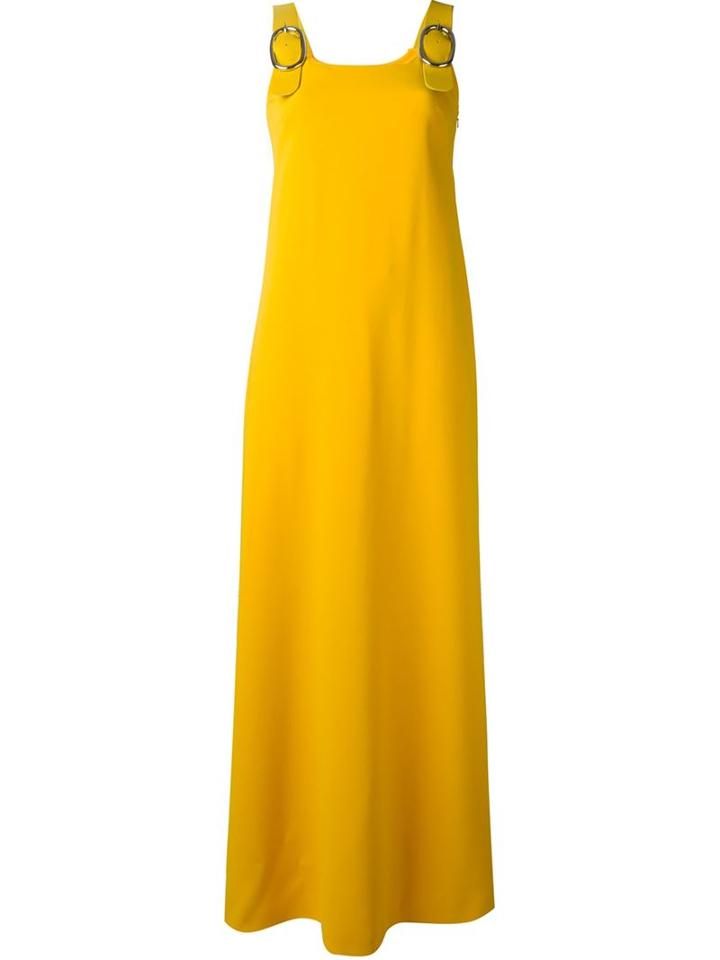 Sportmax Buckled Strap Maxi Dress