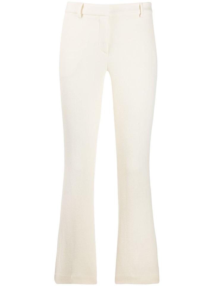 L'autre Chose Flare Trousers - White