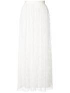 Adam Lippes High-waisted Lace Skirt - White
