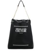 Versace Jeans Couture Adjustable Tote Backpack - Black
