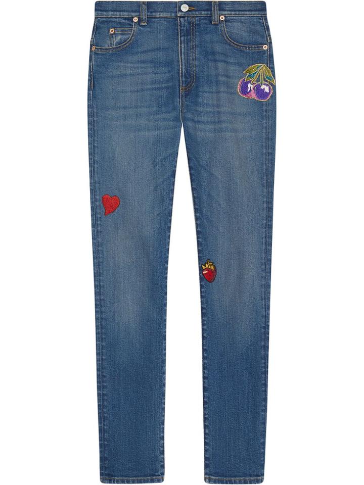 Gucci Pantalone Skinny Denim - Blue