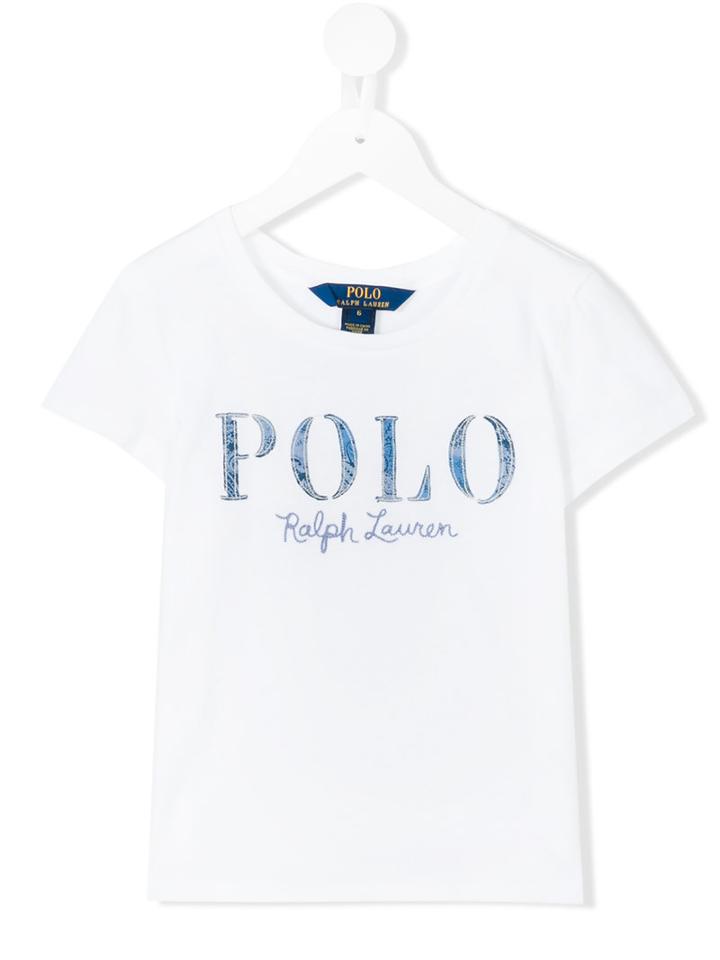 Ralph Lauren Kids - Logo Print T-shirt - Kids - Cotton - 2 Yrs, White