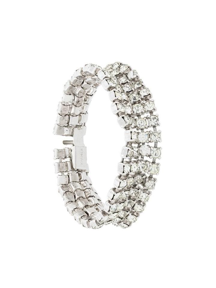 Susan Caplan Vintage 1950's Kramer Bracelet - Silver