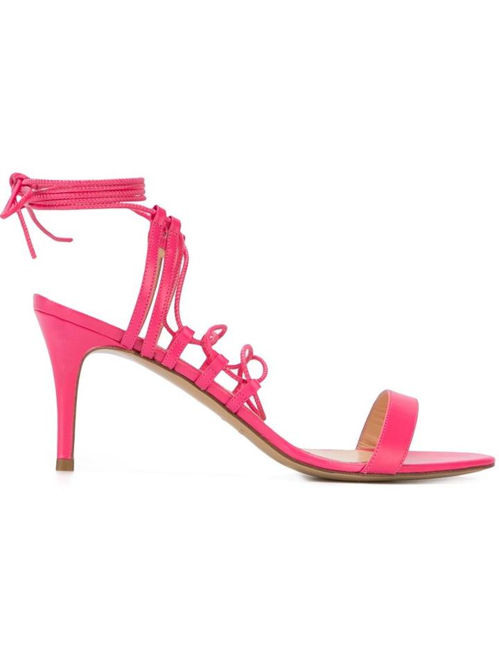 Bionda Castana Letizia Sandals, Women's, Size: 40.5, Pink/purple, Leather