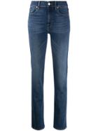 7 For All Mankind Slim Fit Straight-leg Jeans - Blue