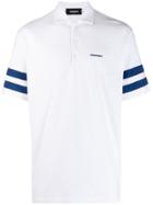 Dsquared2 Logo Embroidered Polo Shirt - White