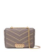 Zac Zac Posen Earthette Studded Shoulder Bag - Grey