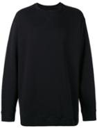 Raf Simons - Rear Print Sweatshirt - Men - Cotton - Xs, Black, Cotton