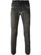 Rick Owens Drkshdw Stonewashed Jeans, Men's, Size: 34, Grey, Spandex/elastane/cotton